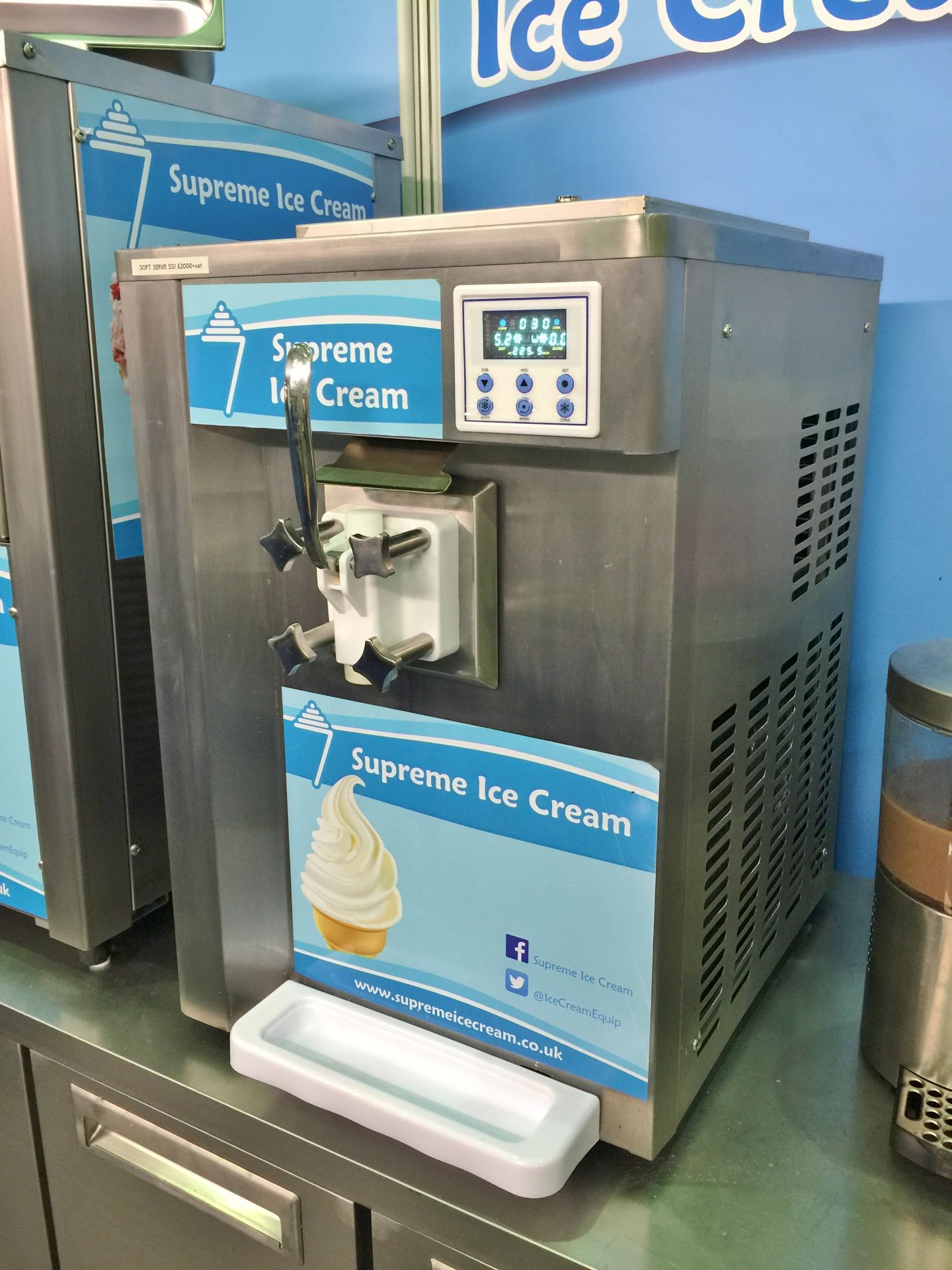 Supreme Icecream Single Table Top Soft Serve Maker - Image 2 of 3