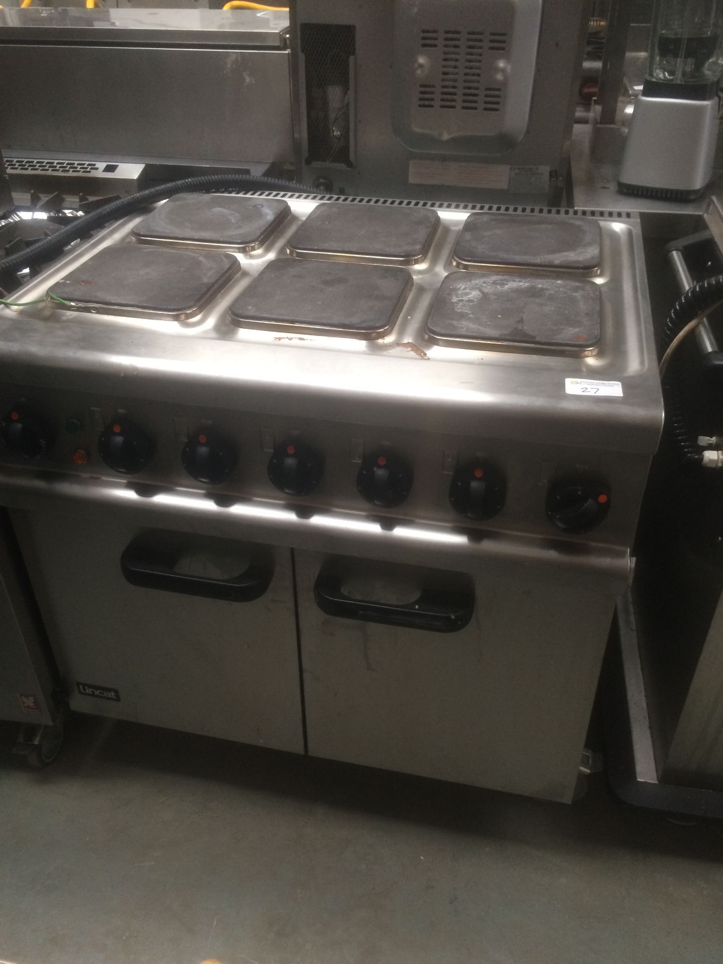 6 Ring Commercial Electric Range Cooker