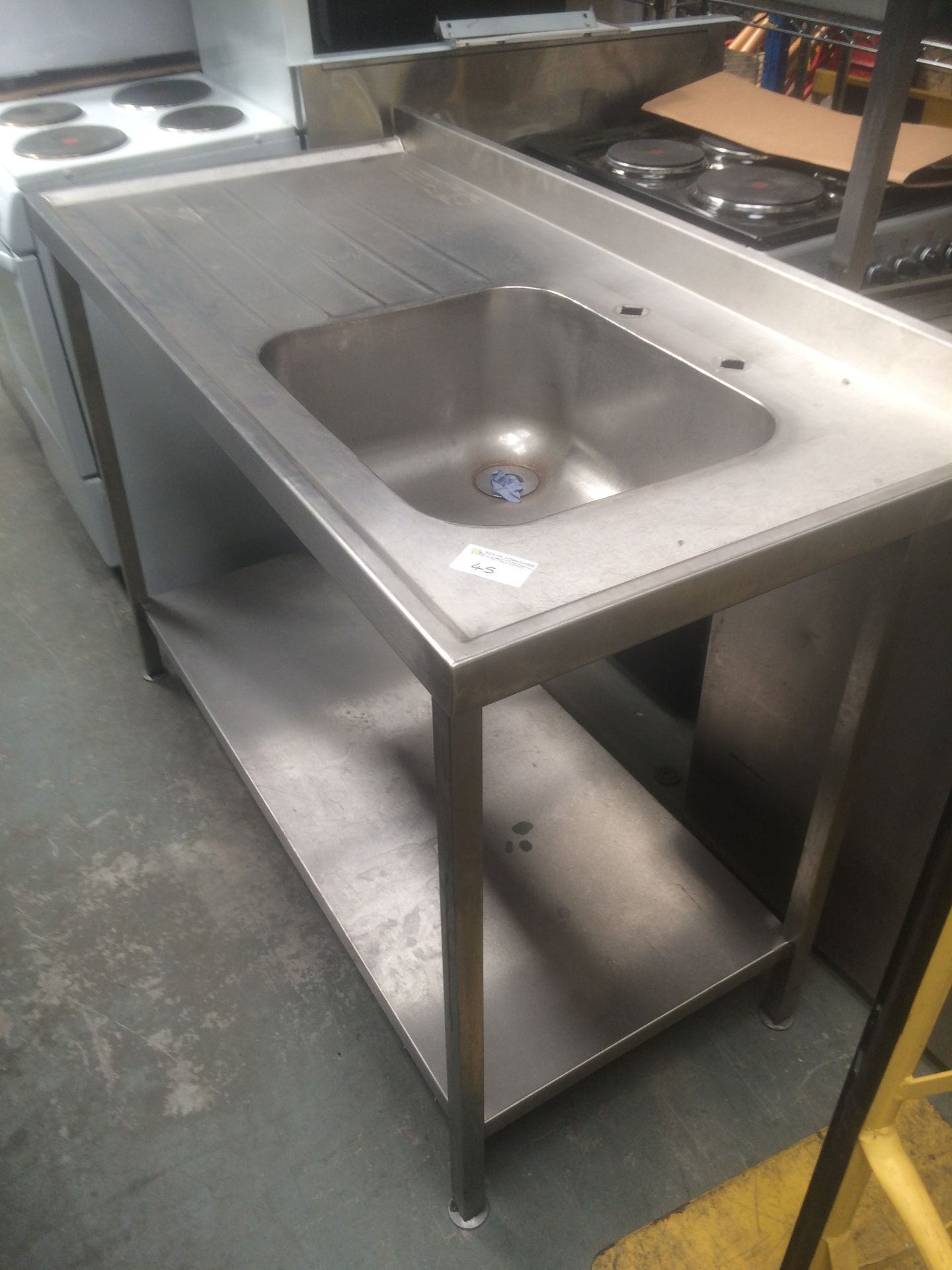 Single Bowl Sink Unit