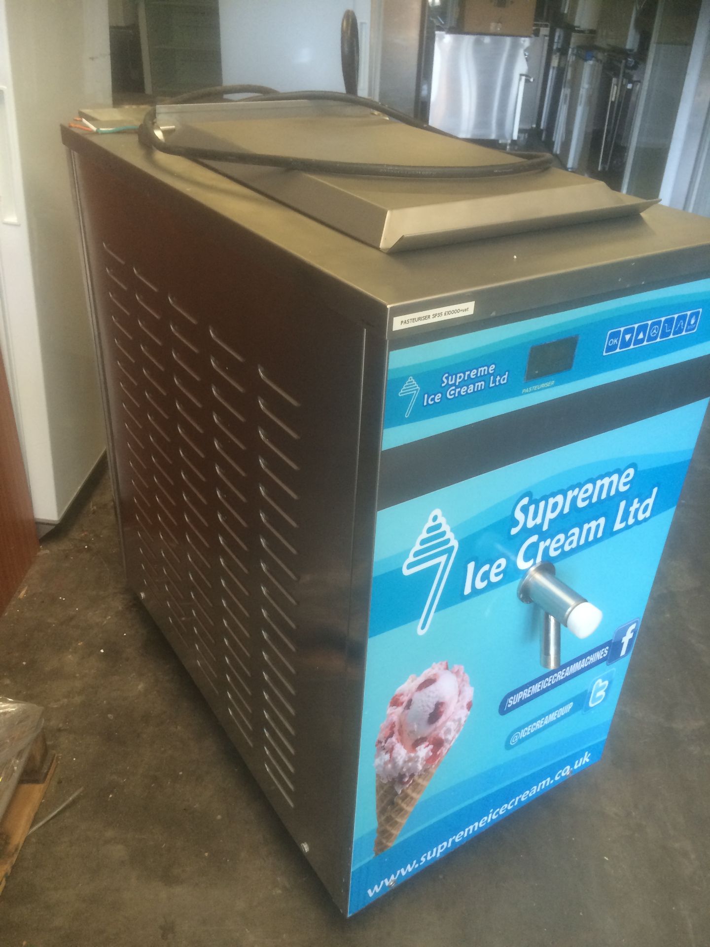 Ice Cream Pasteuriser, 35 Litres Ex Demo Used Once - Image 3 of 13