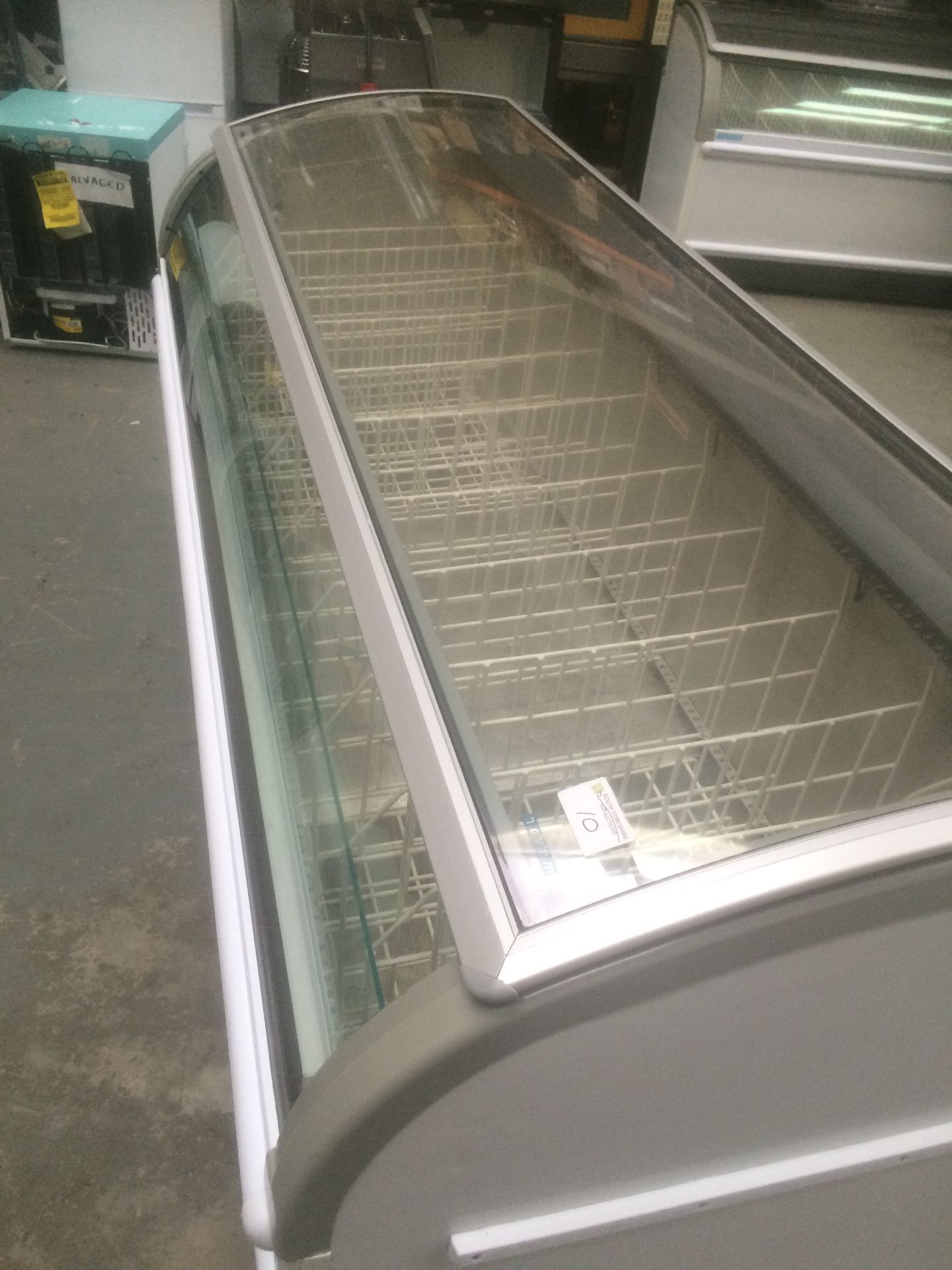 Novum Arran Glass Top Freezer. 2300mm long, - Image 3 of 4