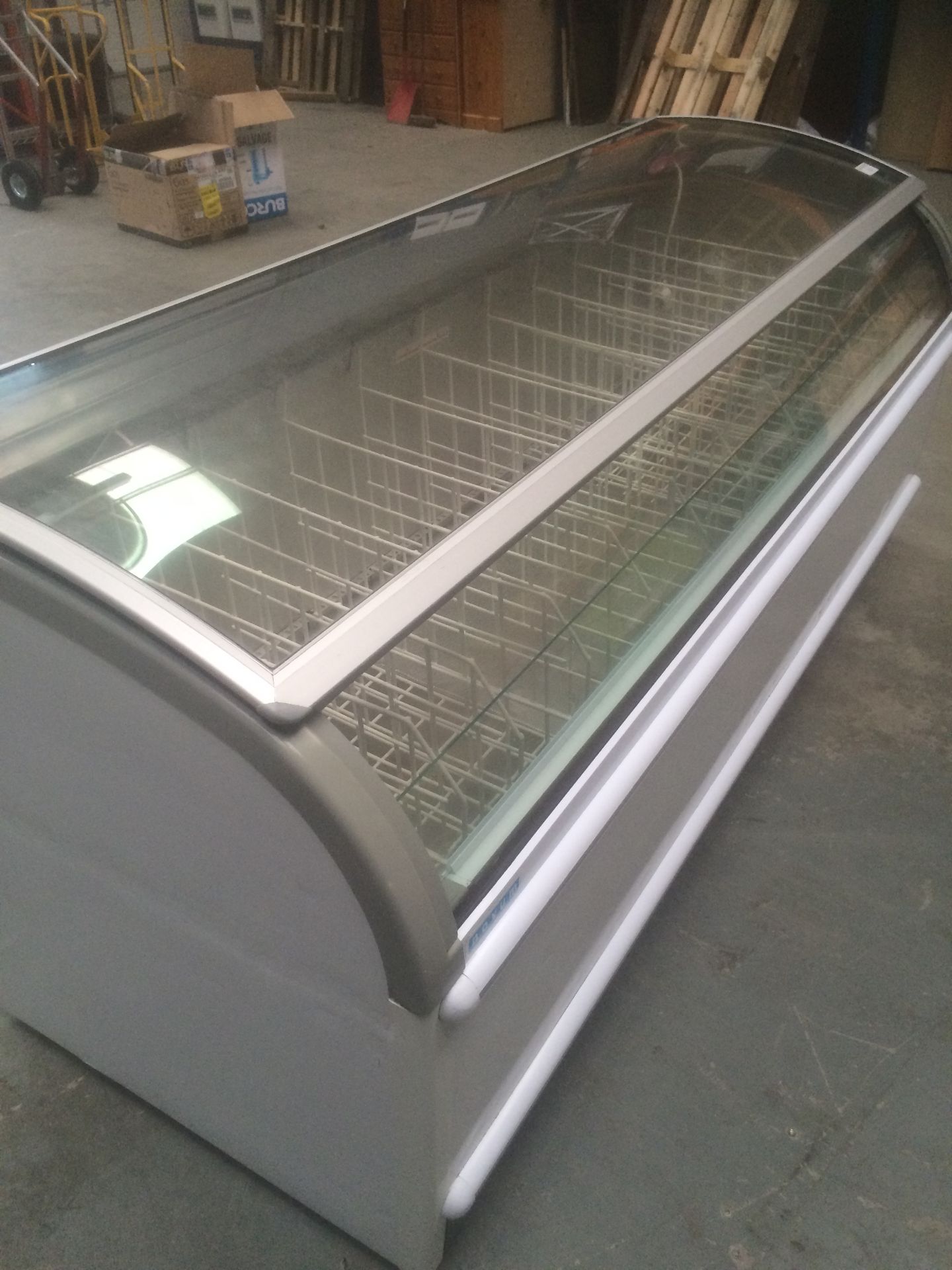 Novum Arran Glass Top Freezer. 2300mm long, - Image 2 of 4