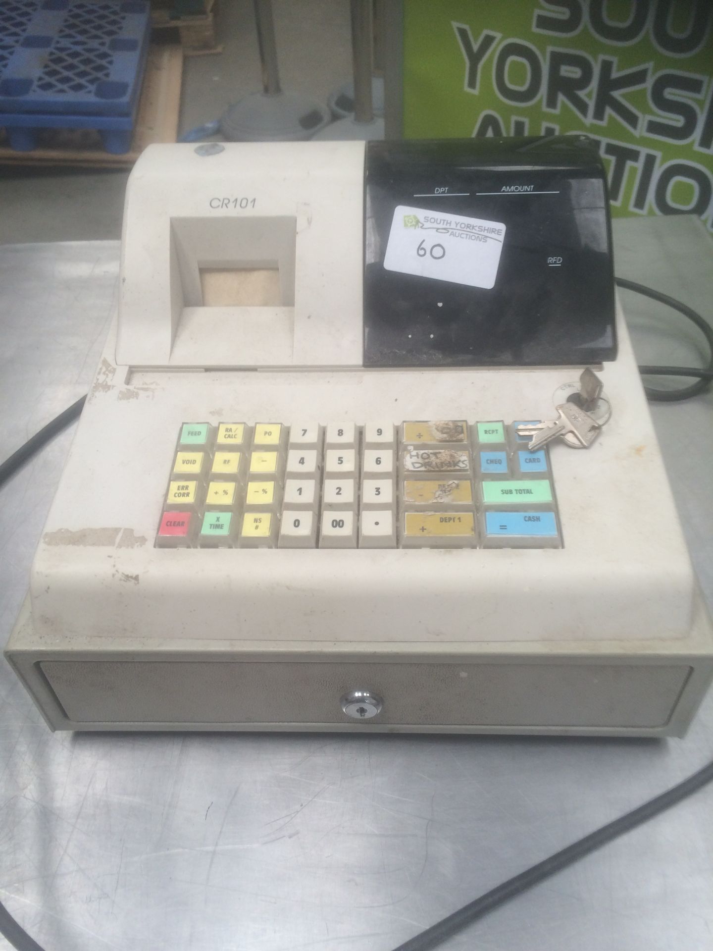 Elite Cash Register, Keys,