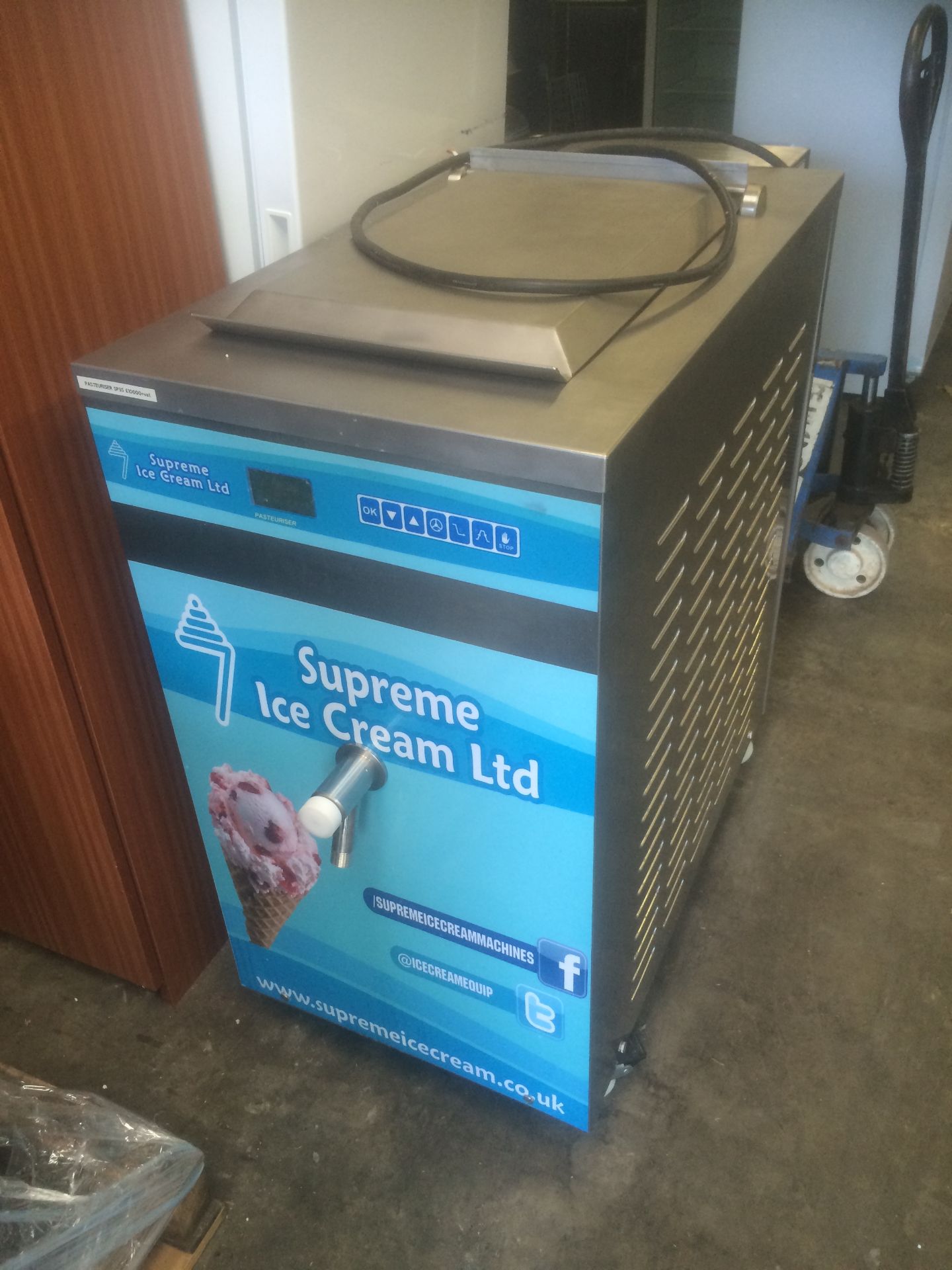 Ice Cream Pasteuriser, 35 Litres Ex Demo Used Once