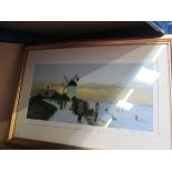A signed print after Peter Taylor, winter scene, 85/850