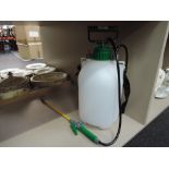 A garden sprayer