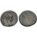 Gaius, called Caligula, as Caesar (Augustus, 27 BC - AD 14), Bronze, Asia: Hierapolis, c. 5 BC;