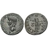 Claudius (41-54), As, Rome, AD 50-54; AE (g 12,24; mm 30; h 7); TI CLAVDIVS CAESAR AVG P M TR P