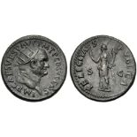 Vespasian (69-79), Dupondius, Rome, AD 74; AE (g 13,17; mm 27; h 6); IMP CAES VESP AVG P M T P COS V