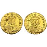 Constantine V (741-775), Solidus, Constantinople, AD 741-751; AV (g 4,3; mm 19; h 6); BC - ON -