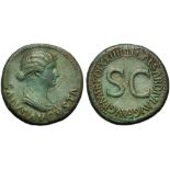 Livia (Tiberius, 14-37), Dupondius, Rome, AD 21-22; AE (g 13,84; mm 29; h 6); SALVS AVGVSTA,