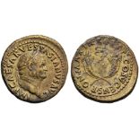 Vespasian (69-79), Dupondius, Rome (for the Syrian monetary circulation), AD 74; AE (g 13,91; mm 20;