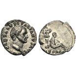 Vespasian (69-79), Denarius, Rome, AD 69-70; AR (g 3,08; mm 18; h 6); IMP CAESAR VESPASIAN[VS