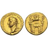 Drusus Maior (Claudius, 41-54), Aureus, Rome, c. AD 41-45; AV (g 7,58; mm 19; h 8); NERO CLAVDIVS