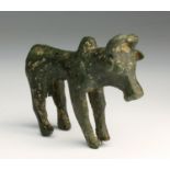 A Sardinian bronze ox Nuraghian period, circa 9th-6th century BC; 8,3 cm (3,2 in) long;