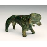 A Sardinian bronze ram Nuraghian period, circa 9th-6th century BC; 8 cm (3,14 in) long; Powerfully