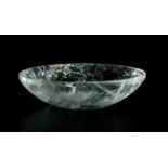 A splendid Roman rock crystal bowl 1st century AD; 10 cm (3,93 in) long;  PROVENANCE: From an