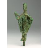 A Sardinian bronze figure of a worshipping offeror Nuraghian period, circa 9th-6th century BC; 11,