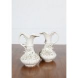 A PAIR OF A BELLEEK 'SECOND PERIOD' ABER