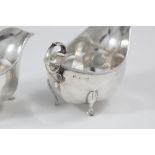 A PAIR OF SILVER SAUCE BOATS, Sheffield