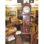 AN IRISH GEORGE IV MAHOGANY LONGCASE CLO