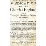 BRAMHALL, John, Abp.  A just vindication of the Church of England from the unjust aspersion of