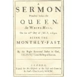 BURNET, Gilbert, Bp.  A sermon preached before the Queen, at Whitehall on the 16th day of July 1690,