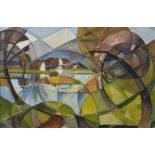 Mary Swanzy HRHA (1882-1978)Cubist LandscapeOil on canvas, 42 x 63cm (16Î_ x 24Î_)Provenance: Mary