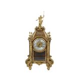 A FINE FRENCH BOULLE WORK AND ORMOLU MOUNTED BRACKET CLOCK, 18TH CENTURY, of large proportions,