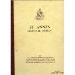 JACKSON STOPS & McCABE. The St. Anne's sale catalogue, with annotations by the direction of the