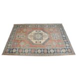 ***PLEASE NOTE: Description should read*** A KAZAK-STYLE WOOL CARPET, South Caucaus, woven with a