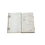 MSS. BOTANICAL, 18TH CENTURY, 155 x 100mm. A notebook signed The Revd. Philip le Brocq M.A. at