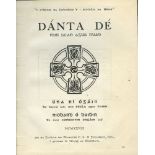 HYDE / YOUNG. HYMN BOOK IN IRISH. Dánte Dé, 4to, 1928, (Colm O'Loclainn, Three Candles Press),