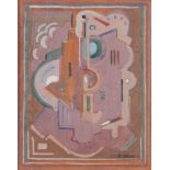 Evie Hone HRHA (1894-1955)Abstract CompositionGouache, 21.5 x 16.5cm (8½ x 6½)Signed