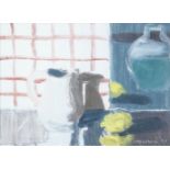 Brian Ballard RUA (b.1943)Jug and Lemons (1981)Oil on board, 15.25 x 20.25cm (6 x 8'')