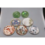 A group of miscellaneous 18th and 19th Century Chinese porcelain saucers,   Provenance: from the