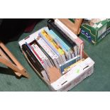 a box of cookery books