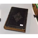 An Imperial Family Bible, published by Blackie & Son, 1867, including steel engraved plates after