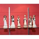 Six Wedgwood 'The Hyde Park Collection'  porcelain figures (6)