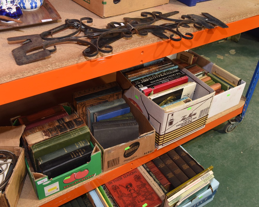 Four boxes of early 20th century and later novels and reference books