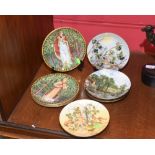 A set of four Royal Worcester 'Orchard Collection' plates commemorating the Centenary of William