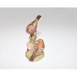 A Royal Worcester porcelain model, Chaffinches, 13cm high