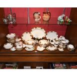 A Royal Albert 'Old Country Roses' pattern dinner and tea set comprising eight plates,  ten