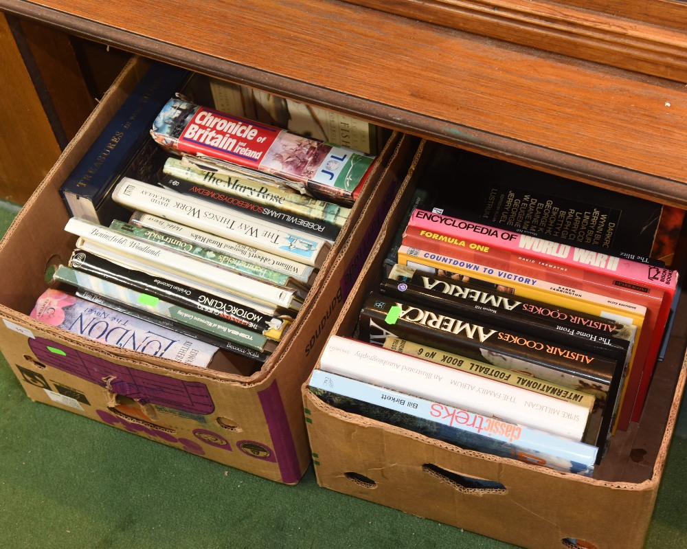 Two boxes of books inc. reference