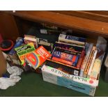 Two boxes of books inc. cookery