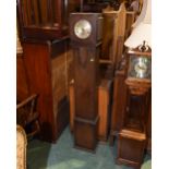 An oak cased grandmother clock c. 1930