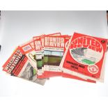 A collection of Football Match programmes, circa 1960/1970 the majority for Manchester United,