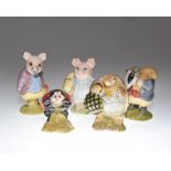 A group of Royal Albert Beatrix Potter figures comprising Little Pig Robinson, Mother Ladybird,