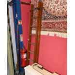A set of vintage ladders