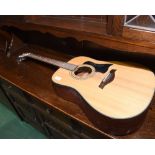 A Tanglewood acoustic guitar, model no. TW28SNQ